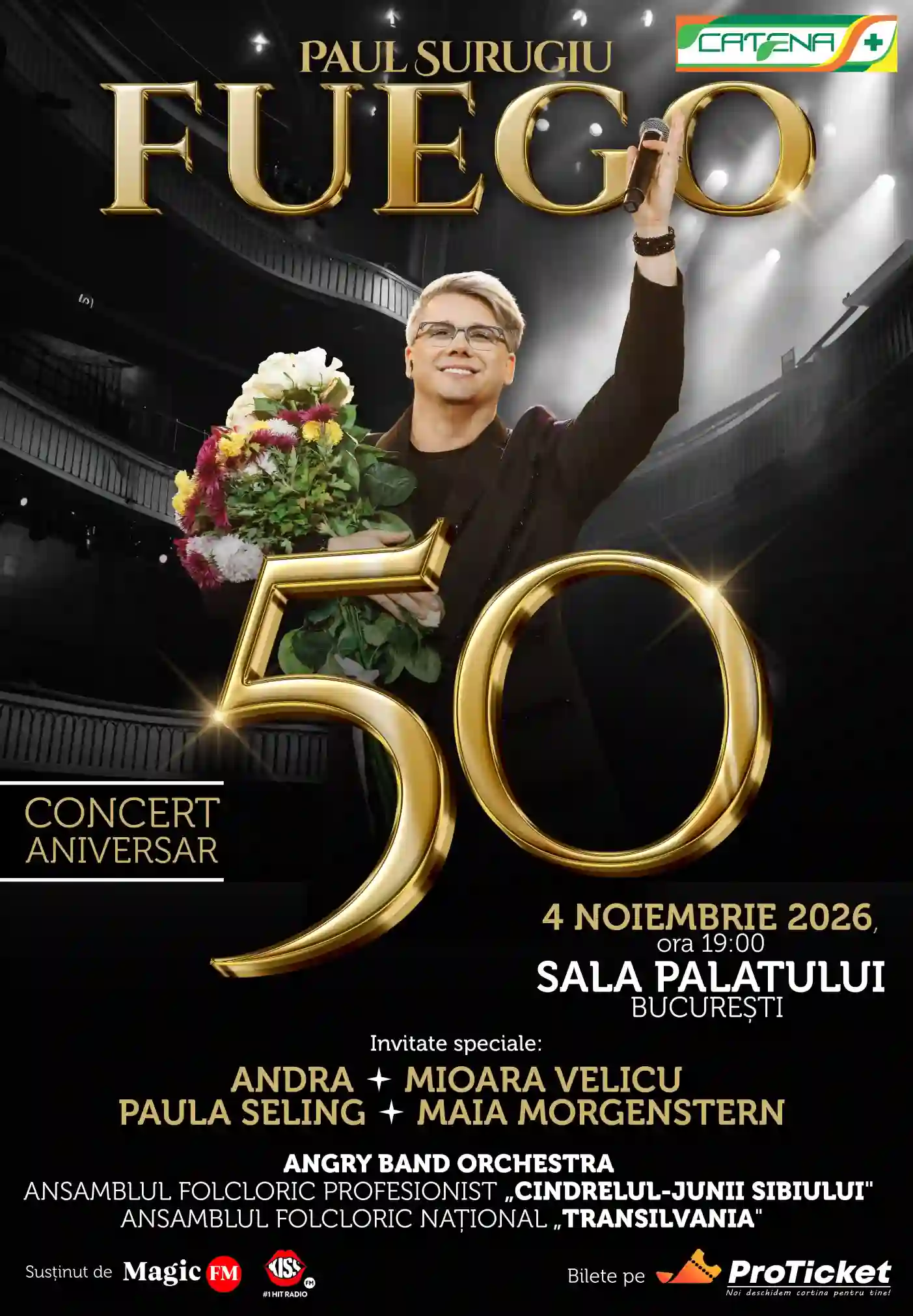 “FUEGO – 50” CONCERT ANIVERSAR PAUL SURUGIU