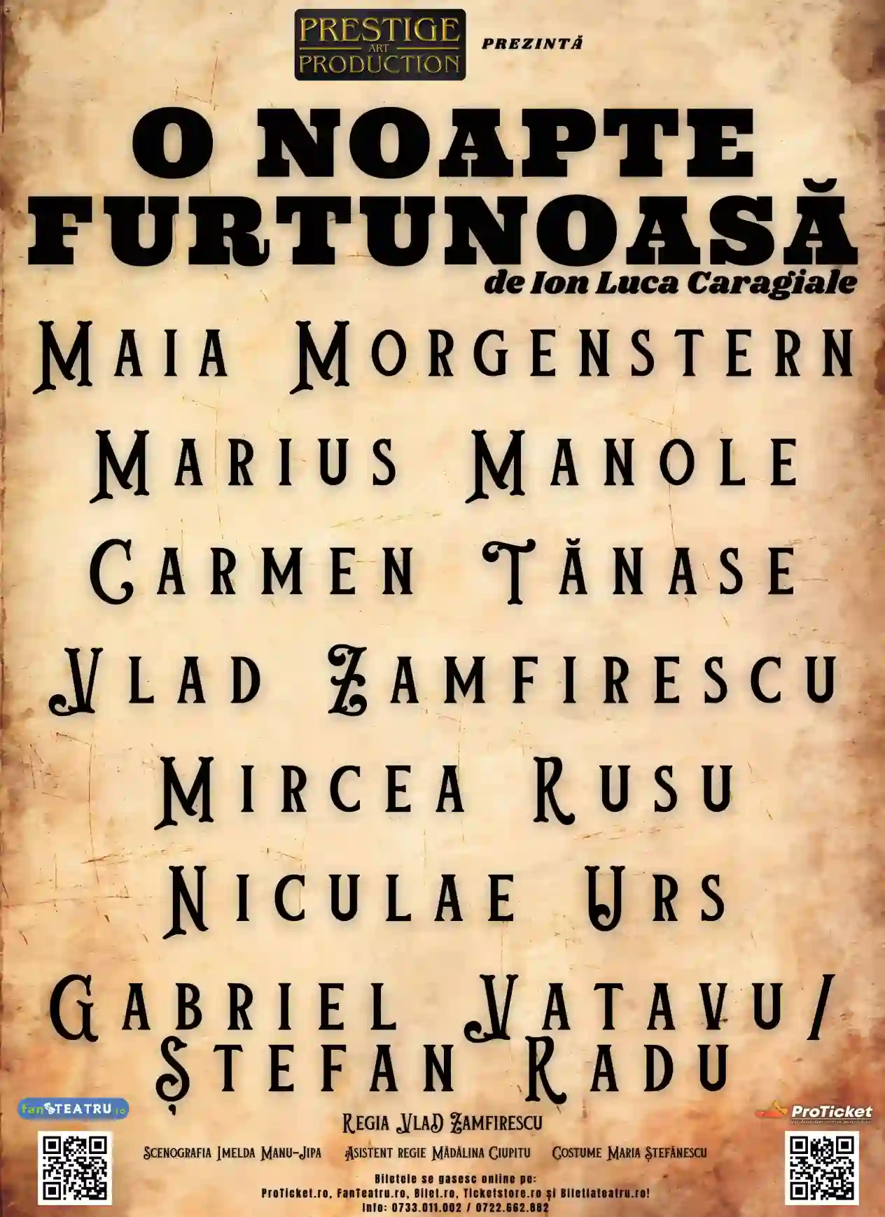 O NOAPTE FURTUNOASĂ