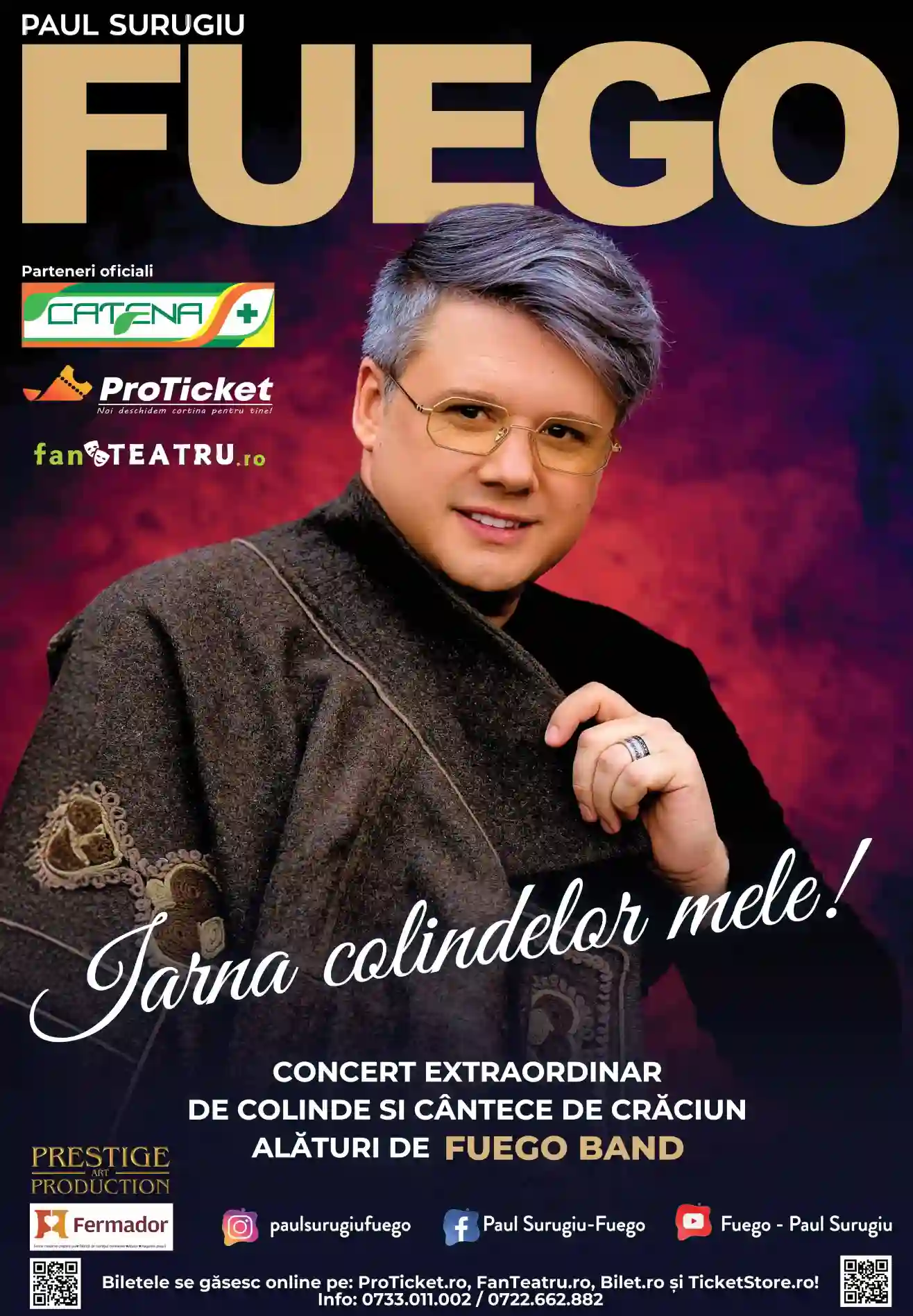 PAUL SURUGIU-FUEGO – ”IARNA COLINDELOR MELE”